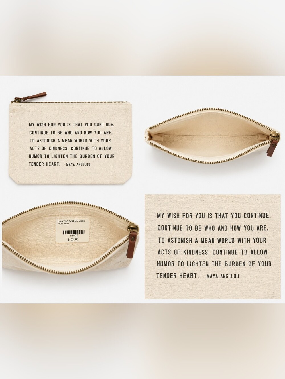 Sugarboo & Co Canvas Pouch